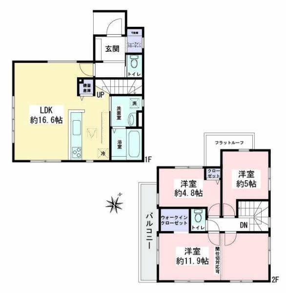大和市南林間7丁目　新築戸建　全2棟　1号棟