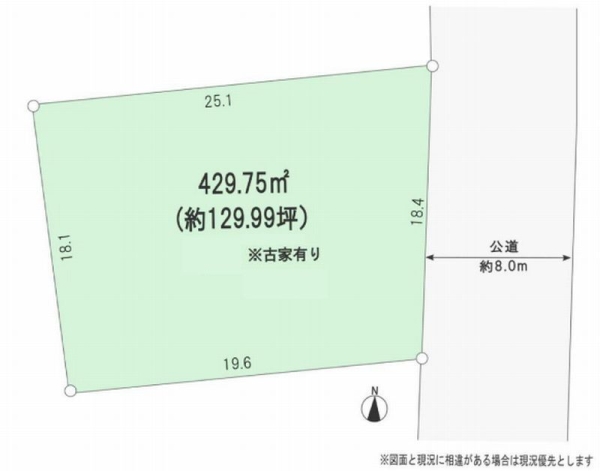 座間市座間2丁目 売地