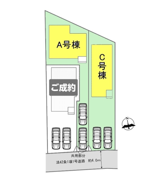 大和市西鶴間6丁目　新築戸建　全3棟　C号棟