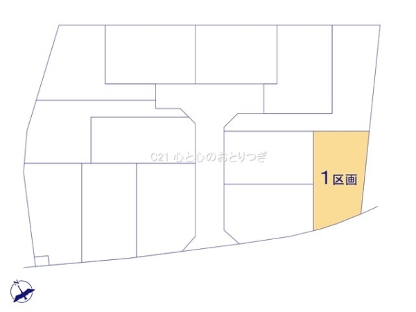 相模原市中央区田名第36II期　建築条件なし売地　1区画