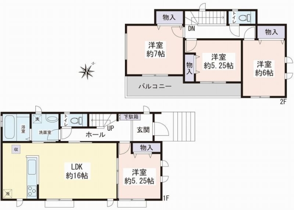 綾瀬市深谷中2丁目　新築戸建　全7棟　E号棟