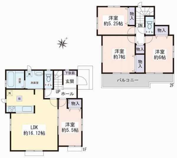 綾瀬市深谷中2丁目　新築戸建　全7棟　D号棟