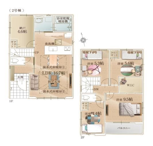 横浜市瀬谷区宮沢2丁目　新築戸建　全2棟　2号棟