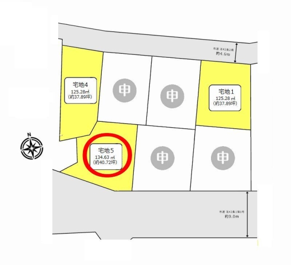 大和市福田 売地 全7区画 宅地5
