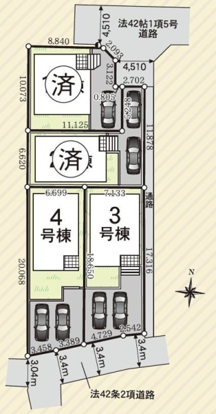 横浜市瀬谷区阿久和西4丁目　新築戸建　全4棟　4号棟