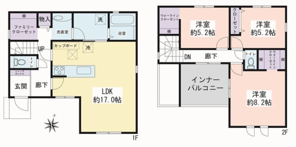座間市ひばりが丘5丁目　新築戸建　全4棟　8号棟