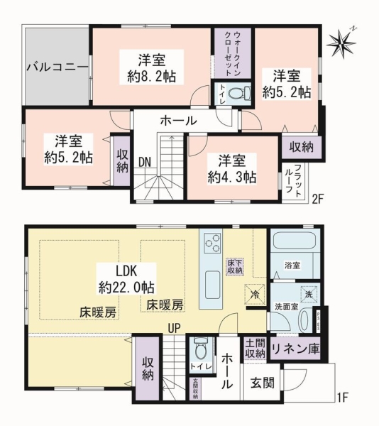 大和市福田　新築戸建　全4棟　4号棟