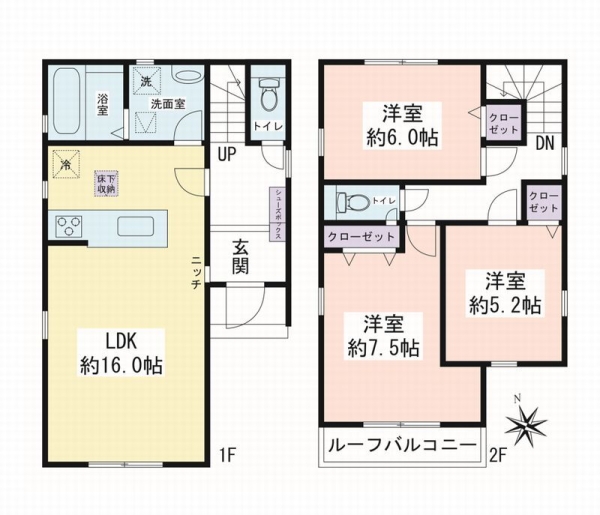 綾瀬市寺尾本町3丁目　新築戸建　全10区画　8号棟