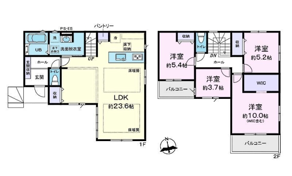 綾瀬市綾西3丁目　新築戸建　全2棟　2号棟