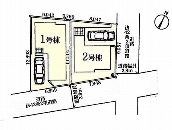 座間市相模が丘４丁目　新築戸建　全2棟　2号棟