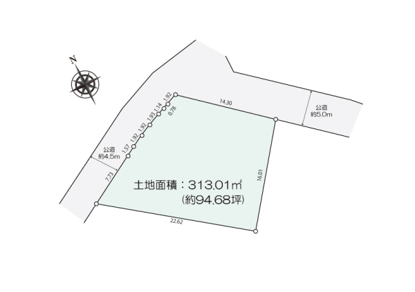 綾瀬市寺尾本町１丁目の土地