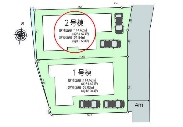 大和市上和田　新築戸建　全2棟　2号棟