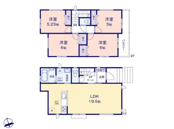 海老名市杉久保北5丁目　新築戸建　全2棟　C号棟