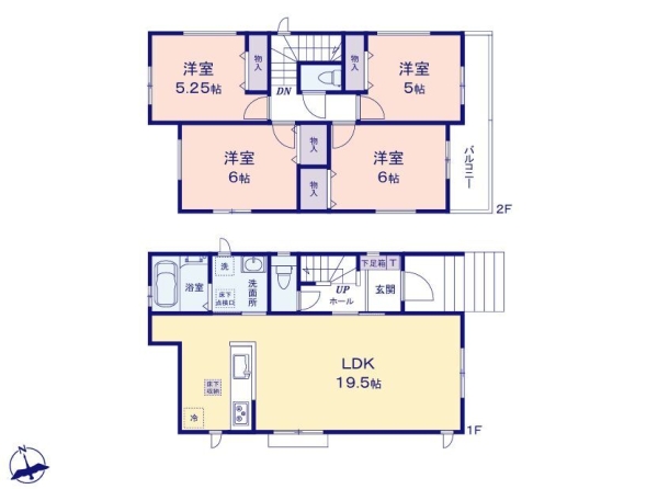海老名市杉久保北5丁目　新築戸建　全2棟　B号棟