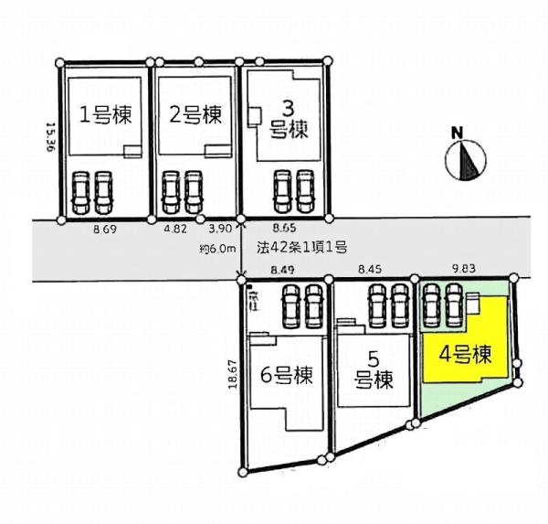 大和市下鶴間　新築戸建　全6棟　4号棟