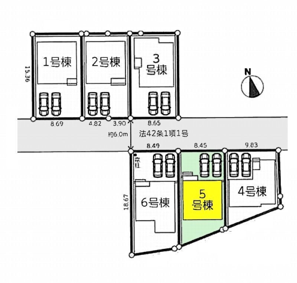 大和市下鶴間　新築戸建　全6棟　5号棟