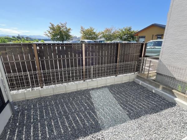 福岡市東区名島4丁目の新築一戸建(庭)