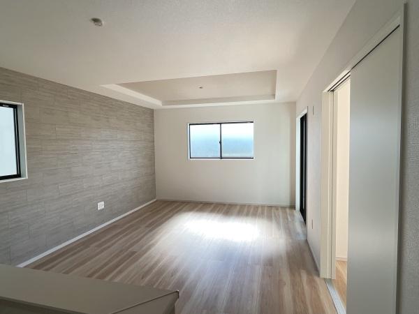 福岡市東区名島4丁目の新築一戸建(リビング)