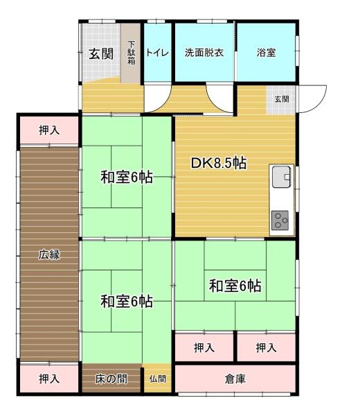 老司３丁目戸建て