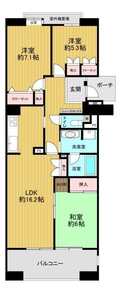 レークヒルズ野多目1番館Ｂ棟