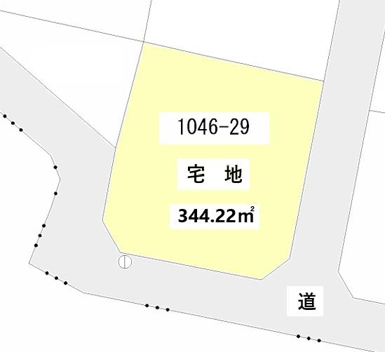挾間町古野　売土地約１００坪
