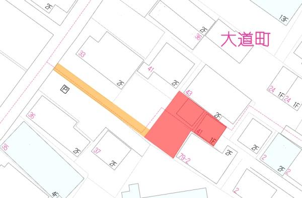 大分市大道町５丁目の土地