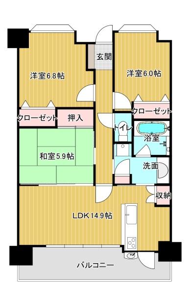 エバーライフリバーサイド飯塚弐番館