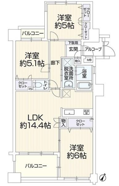 東峰マンション野間大池公園