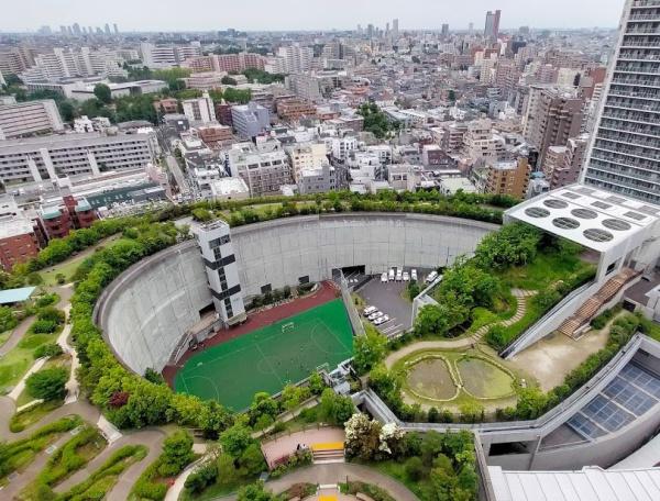 ブリリア目黒大橋(目黒区立目黒天空庭園)