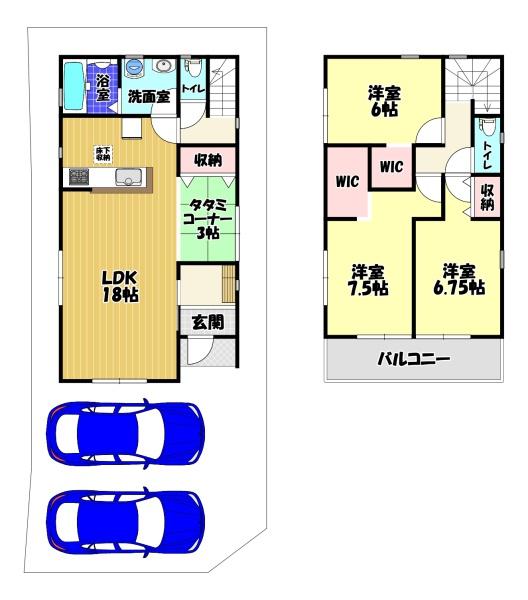 富田林市　北大伴町２丁目　新築一戸建　２号棟