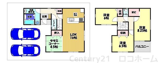 富田林市喜志町１丁目　新築一戸建　１号棟
