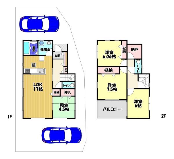 富田林市廿山２丁目新築一戸建　４号棟