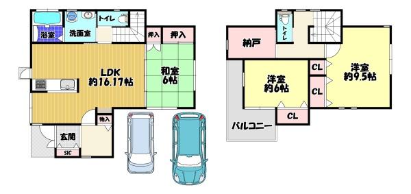 富田林市伏山３丁目の中古一戸建て