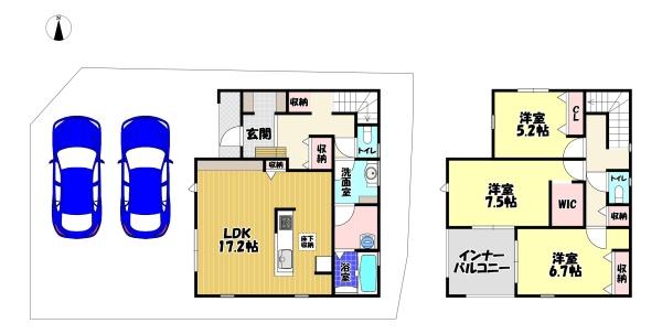 富田林市山中田町　新築一戸建　５号棟