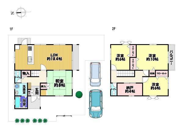 河南町さくら坂１丁目　戸建て