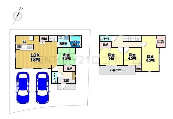 河内長野市古野町第２期　新築一戸建　１号棟