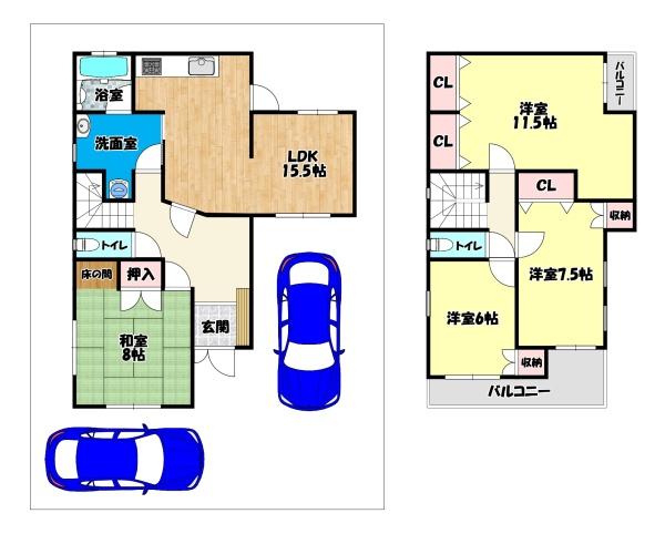 河南町鈴美台１丁目　一戸建