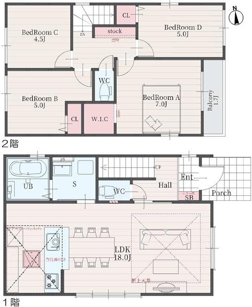 名古屋市守山区大字上志段味字山の田の新築一戸建