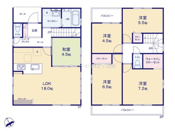 春日井市白山町６丁目の新築一戸建