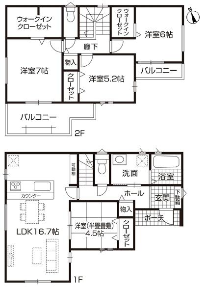 春日井市神屋町の新築一戸建