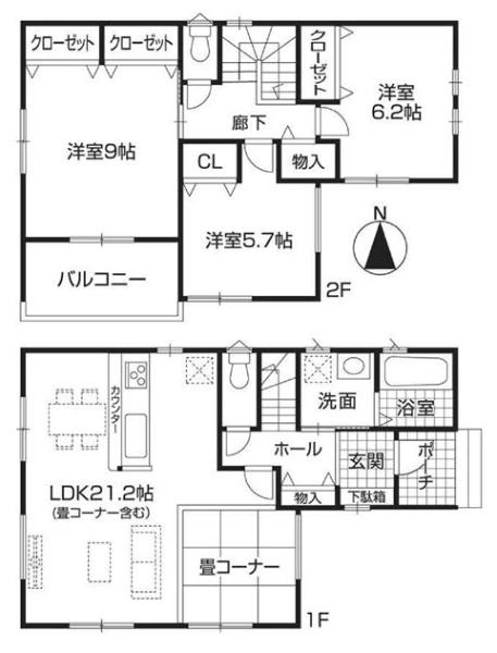 春日井市坂下町５丁目の新築一戸建