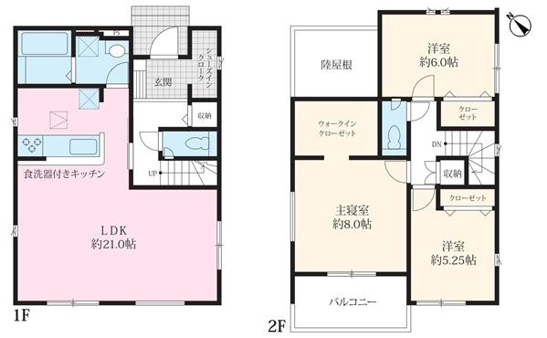 名古屋市守山区大字上志段味字海東の新築一戸建