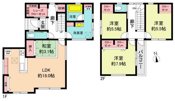 春日井市神屋町の中古一戸建て