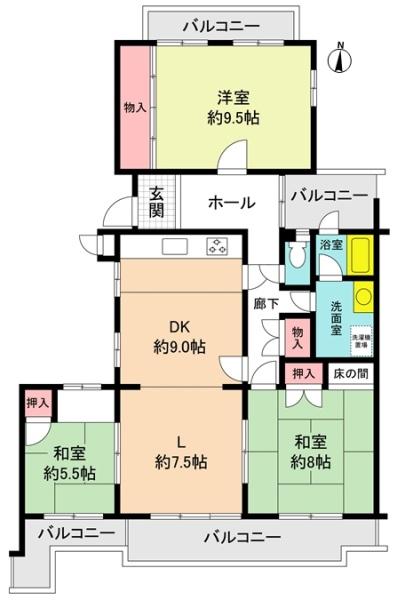 メゾン中央台8号棟