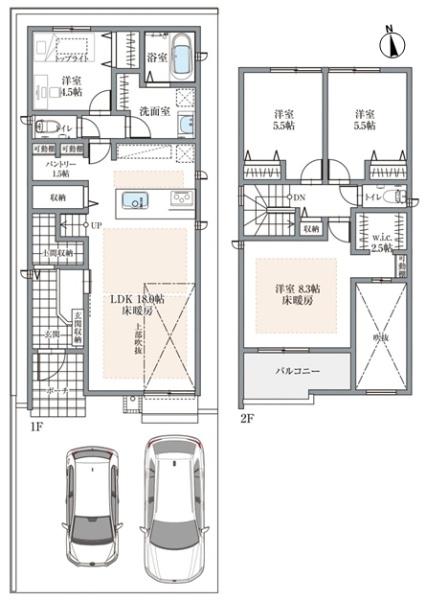 春日井市白山町5丁目の新築一戸建