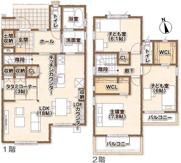 稲沢市平和町西光坊海道東の中古一戸建て