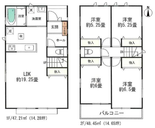 春日井市稲口町４丁目の新築一戸建