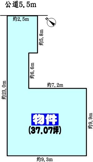 春日井市中切町字若原の売土地