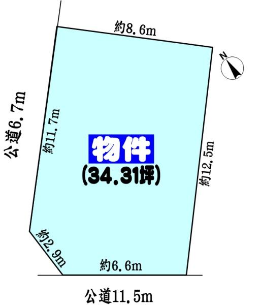 春日井市桃山町３丁目の売土地