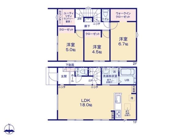 北名古屋市六ツ師町田の新築一戸建